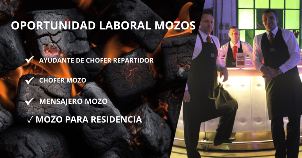OPORTUNIDAD LABORAL MOZOS